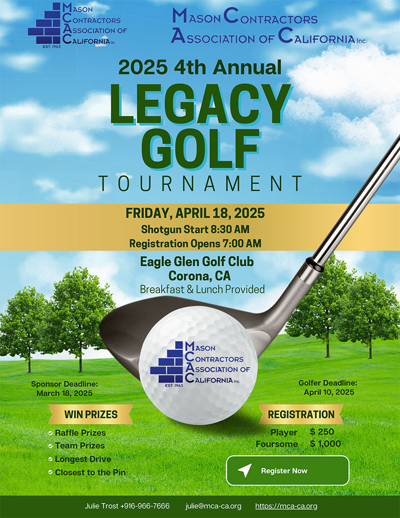 MCAC 4th Legacy Golf Tournament – Eagle Glen Golf Club – Corona, CA